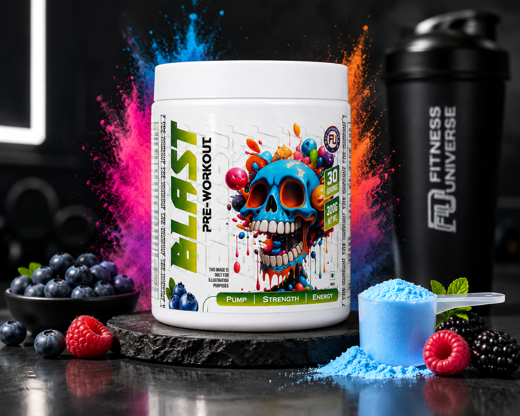 Fitness Universe® Blast Preworkout Blueberry 300g