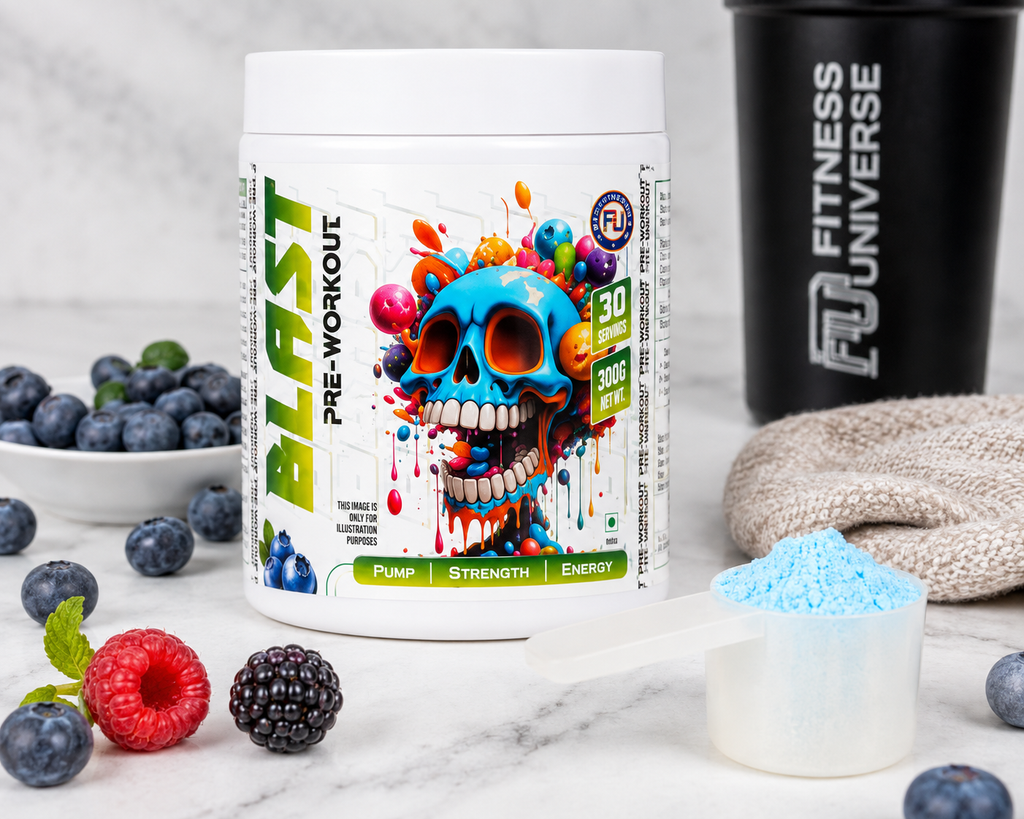 Fitness Universe® Blast Preworkout Blueberry 300g