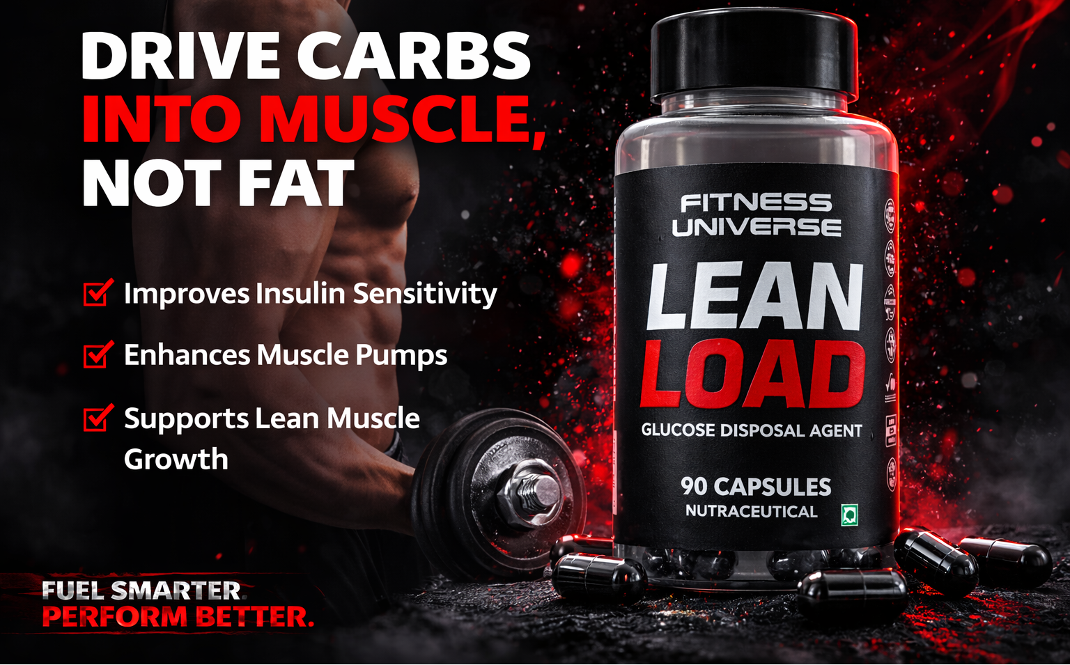 Fitness Universe® Lean Load 90 Caps