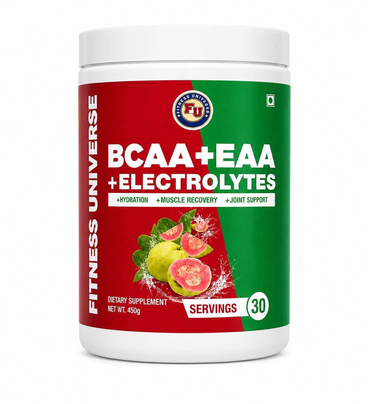 Fitness Universe® BCAA + EAA + Electrolyte Guava 450g
