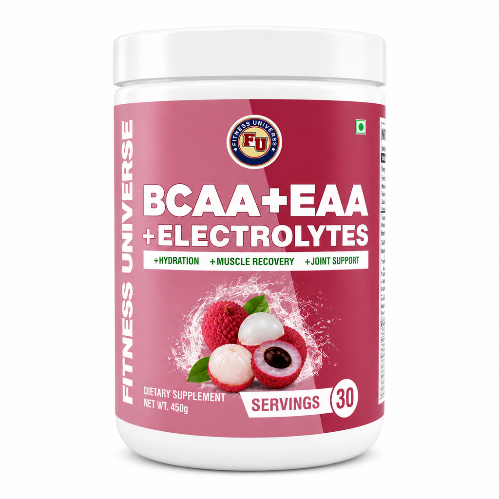 Fitness Universe® BCAA + EAA + Electrolyte Lychee 450g