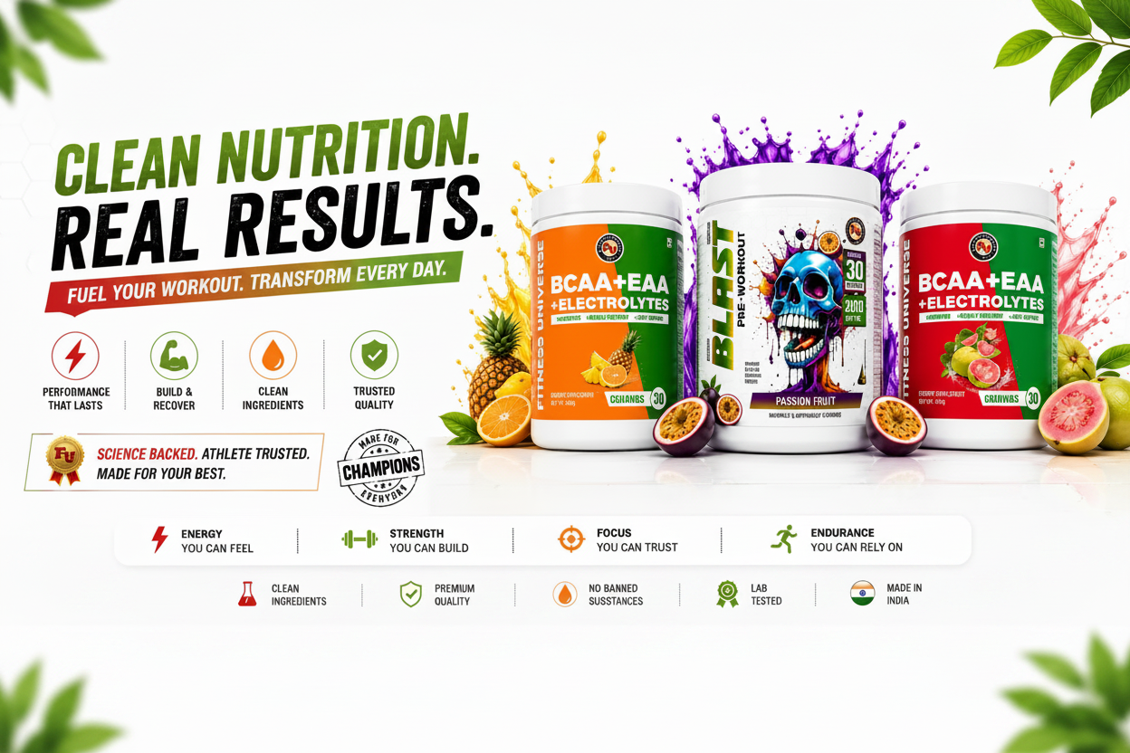 Clean Nutrition Banner - Products Preserved